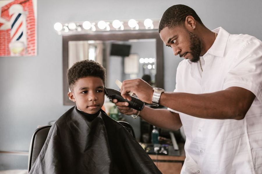 Kids haircut