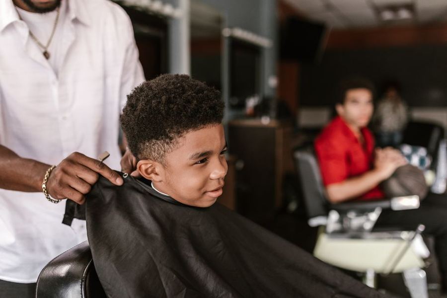 Kids haircut
