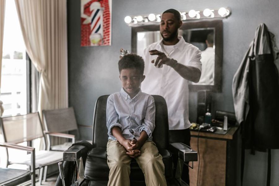 Kids haircut